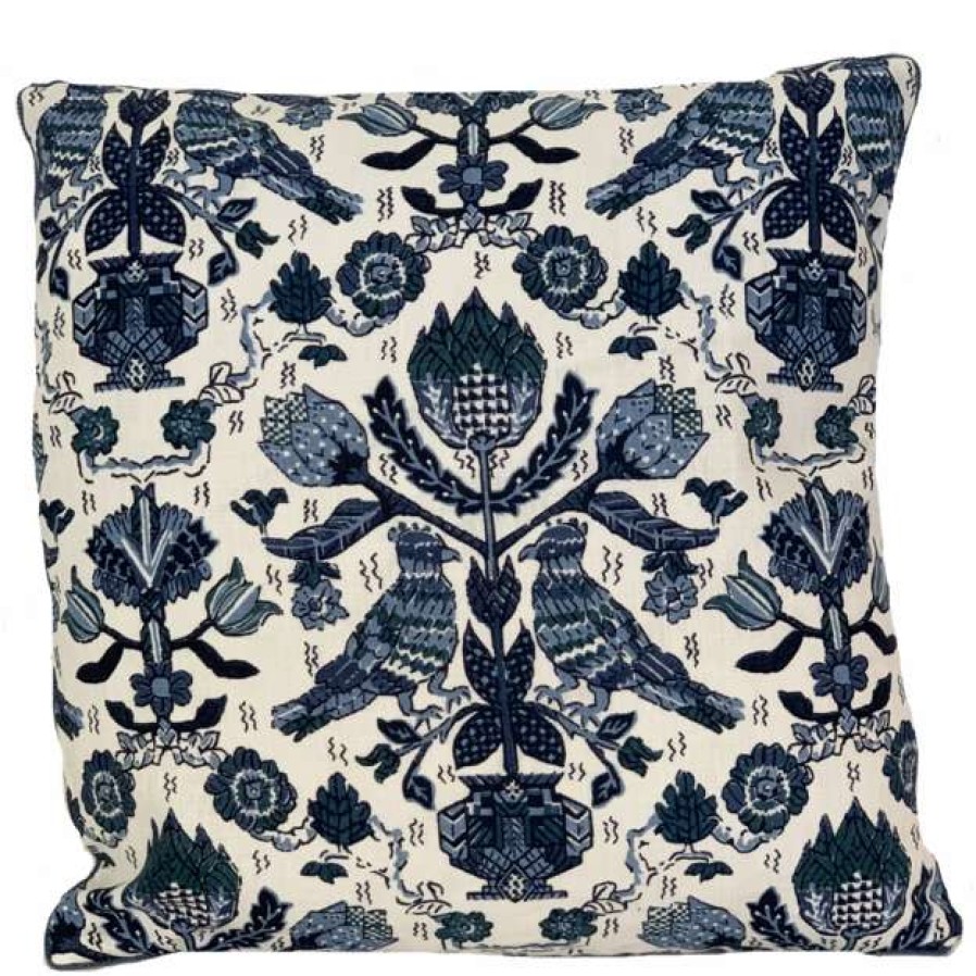 Pillows * | Alice Sergeant Damour S Pillow Cover Indoor Blue