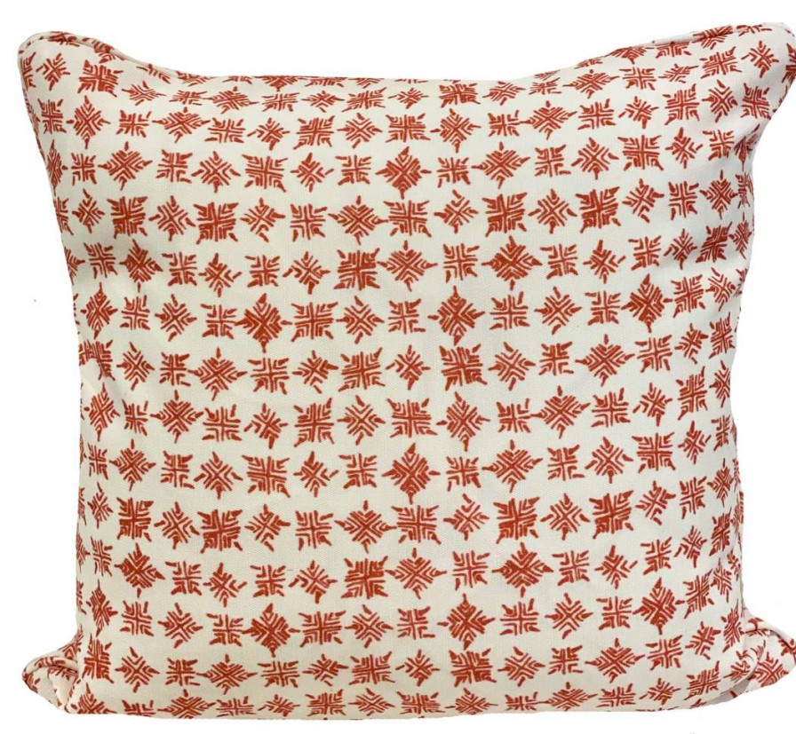 Pillows * | Schuyler Samperton Firefly Outdoor Coral Pillow Orange