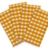 Tableware * | Walter G Bodrum Marigold Napkins (Set Of 4) Tableware