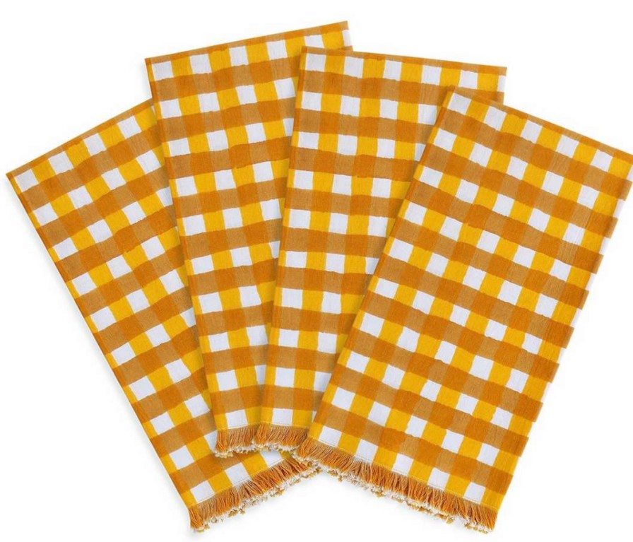 Tableware * | Walter G Bodrum Marigold Napkins (Set Of 4) Tableware