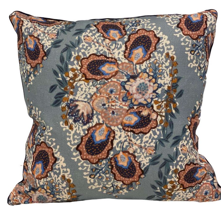 Pillows * | Ferrick Mason Heather Slate Pillow Cover Indoor Blue