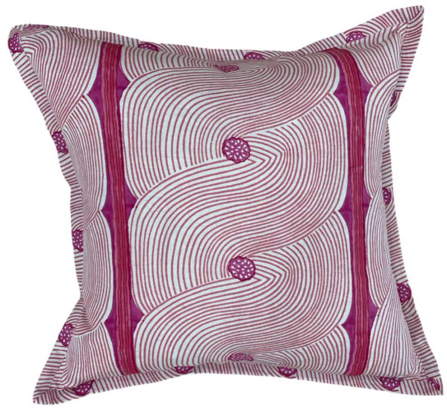 Pillows * | Tulu Indoor Harper Pillow Cover Pink