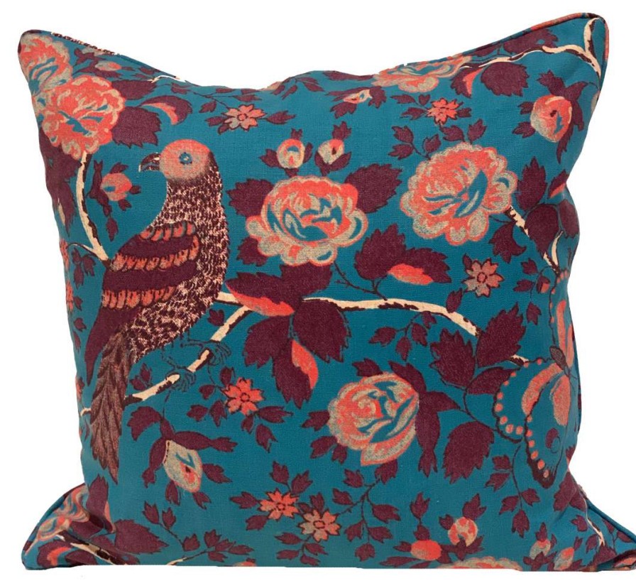 Pillows * | Schuyler Samperton Indoor Caledonia Imperial Pillow Cover Blue