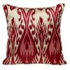 Pillows * | Kushaan Dilara Silk Ikat Pillow Cover Red