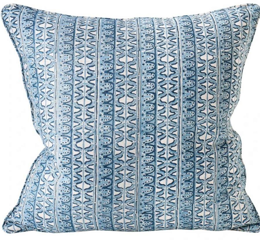 Pillows * | Walter G Corfu Azure Pillow Cover Indoor Blue