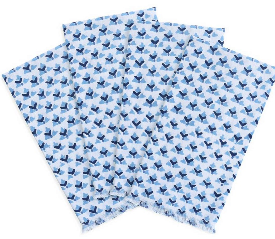 Tableware * | Walter G Tableware Hampi Azure Napkins (Set Of 4)