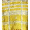 Accessories * | Well Made Home Indian Wool Yellow Medium Blanket Throws