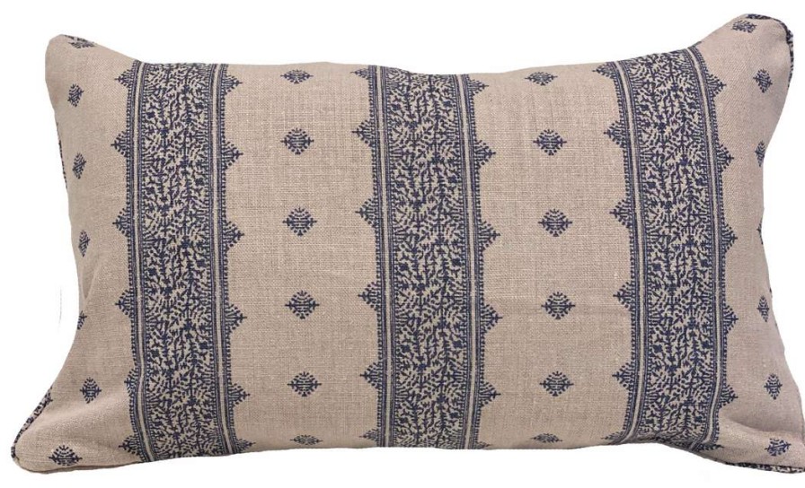 Pillows * | Peter Dunham Fez /Natural Pillow Cover Blue