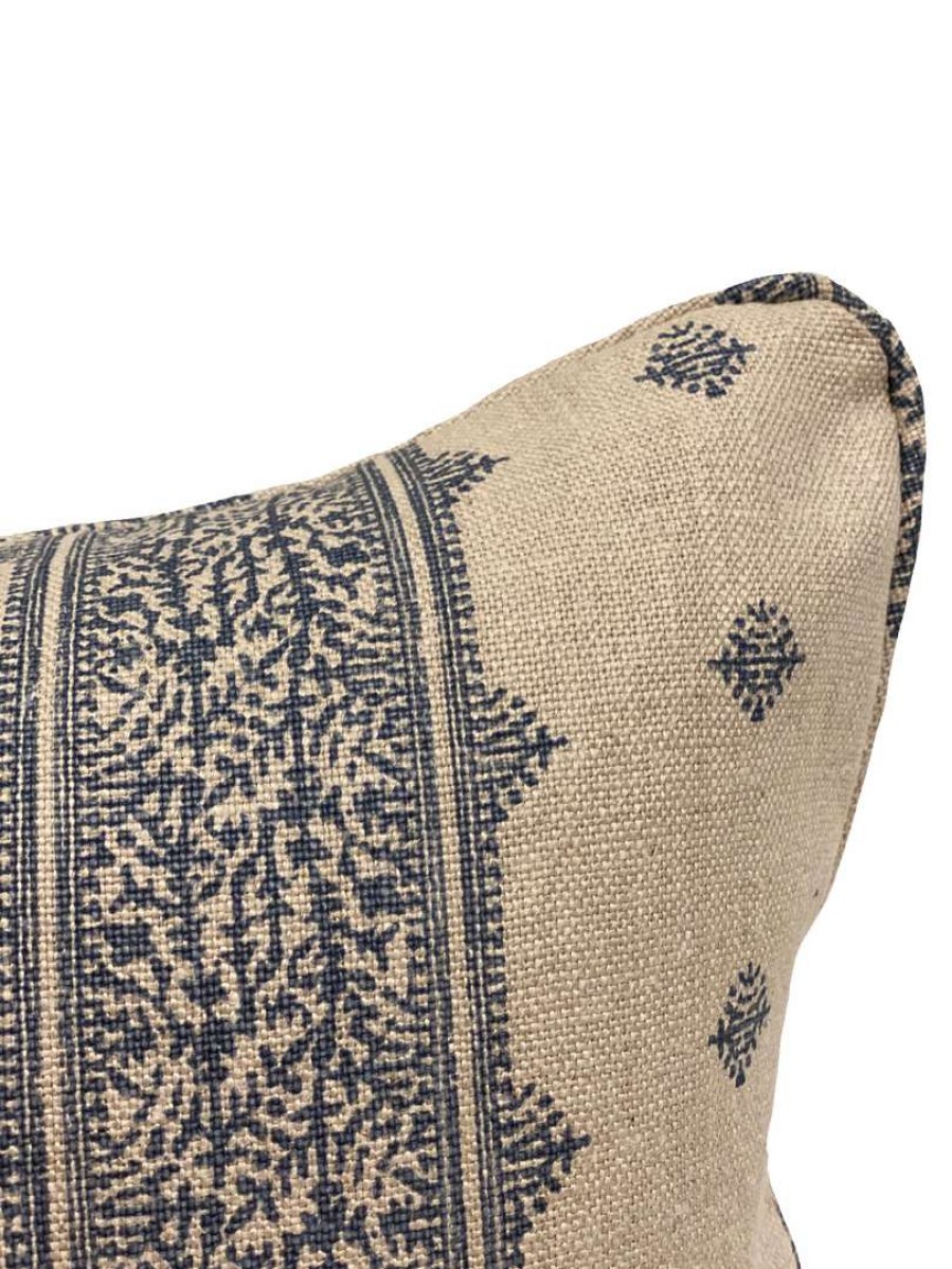 Pillows * | Peter Dunham Fez /Natural Pillow Cover Blue