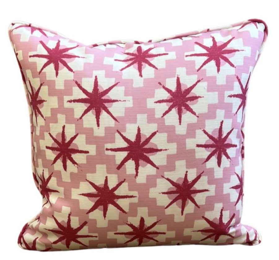 Pillows * | Peter Dunham Starburst Raspberry/ Outdoor Pillow Pink