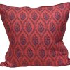 Pillows * | Peter Dunham Jaali Raspberry Pillow Cover Red