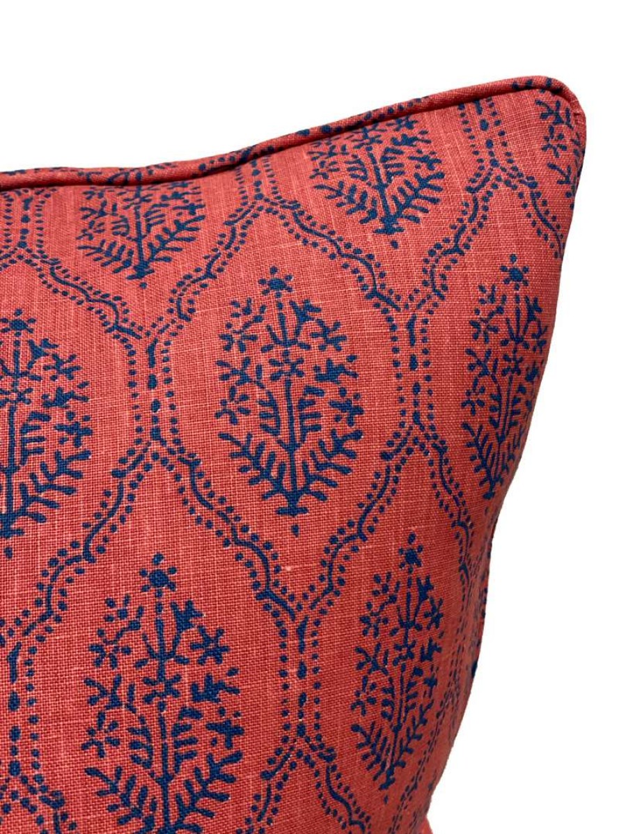 Pillows * | Peter Dunham Jaali Raspberry Pillow Cover Red