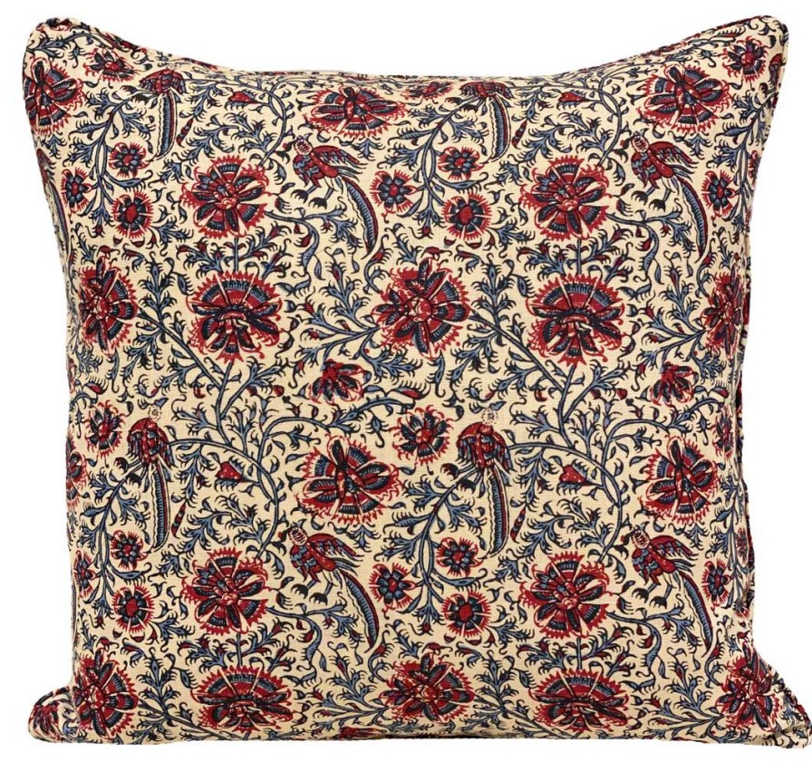 Pillows * | Lisa Fine Indoor Poupak Raspberry Pillow Cover Red