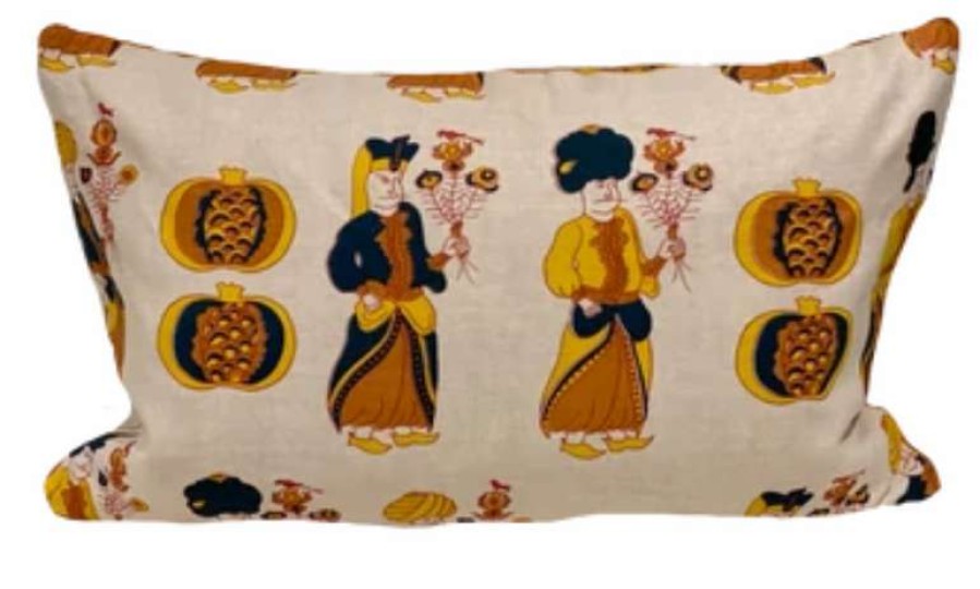 Pillows * | Katie Ridder Attendants Orange Pillow Cover Multi