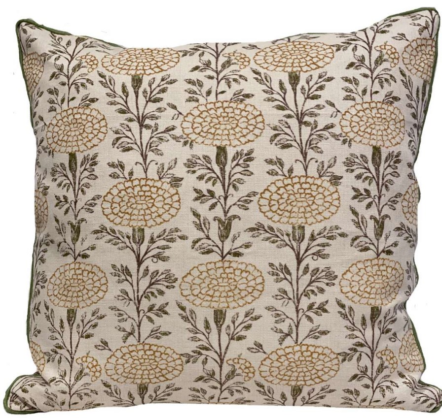 Pillows * | Lisa Fine Indoor Samode Curry Pillow Cover Brown