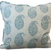 Pillows * | Peter Dunham Kashmir Paisley / Pillow Cover Blue