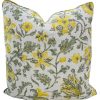 Pillows * | Lisa Fine Zahra Sage Soleil Pillow Cover Yellow