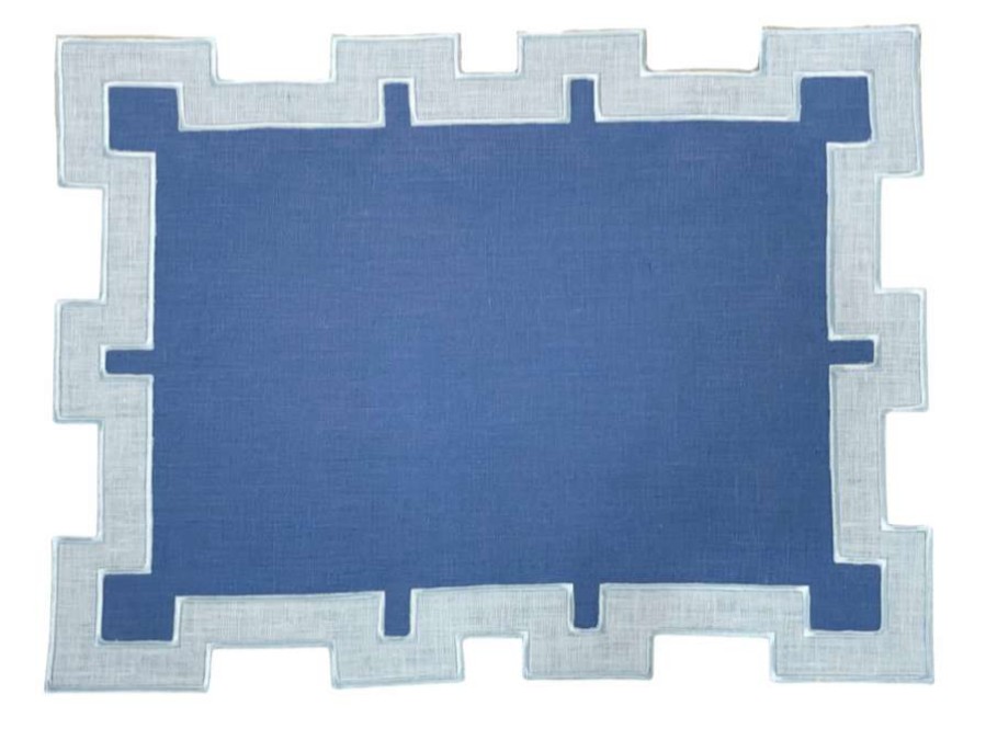 Tableware * | Well Made Home Blue Castle Placemats Table Linens