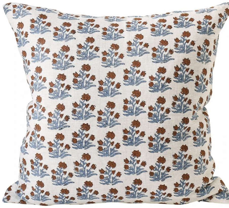 Pillows * | Walter G Indoor Chennai Winter Bloom Pillow Cover Blue