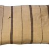 Pillows * | Indian Pink Indoor African Stripe Pillow Cover Brown