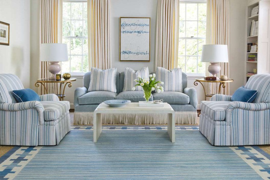 Rugs * | King'S House Oriental Rugs Kent Blues Rug