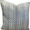 Pillows * | Lisa Fine Indoor Luxor Indigo Oyster Pillow Cover Blue