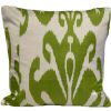 Pillows * | Kushaan Bahar Silk Ikat Pillow Cover Indoor Green