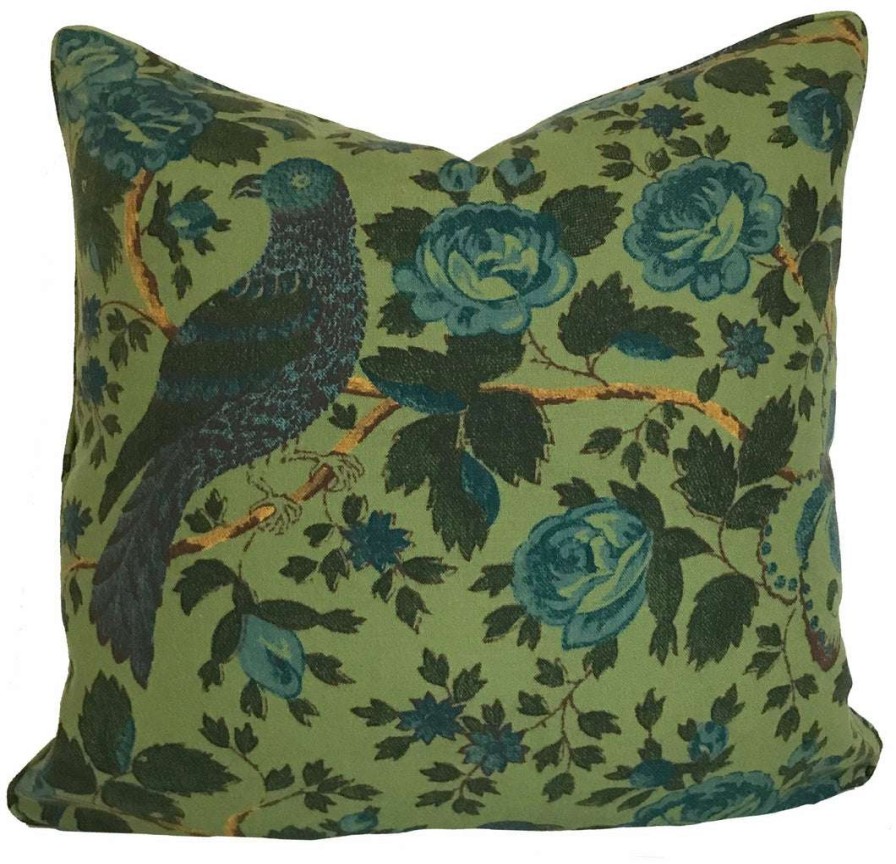 Pillows * | Schuyler Samperton Caledonia Pillow Cover Indoor Green