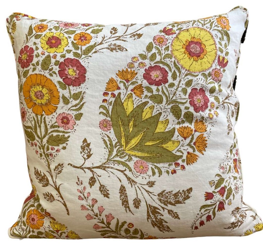 Pillows * | Raoul Textiles Kashmir Paisley India Pillow Cover Indoor Multi