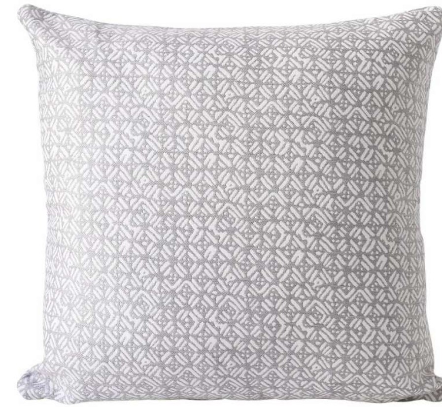 Pillows * | Walter G Indoor Batik Albatross Outdoor Pillow Grey