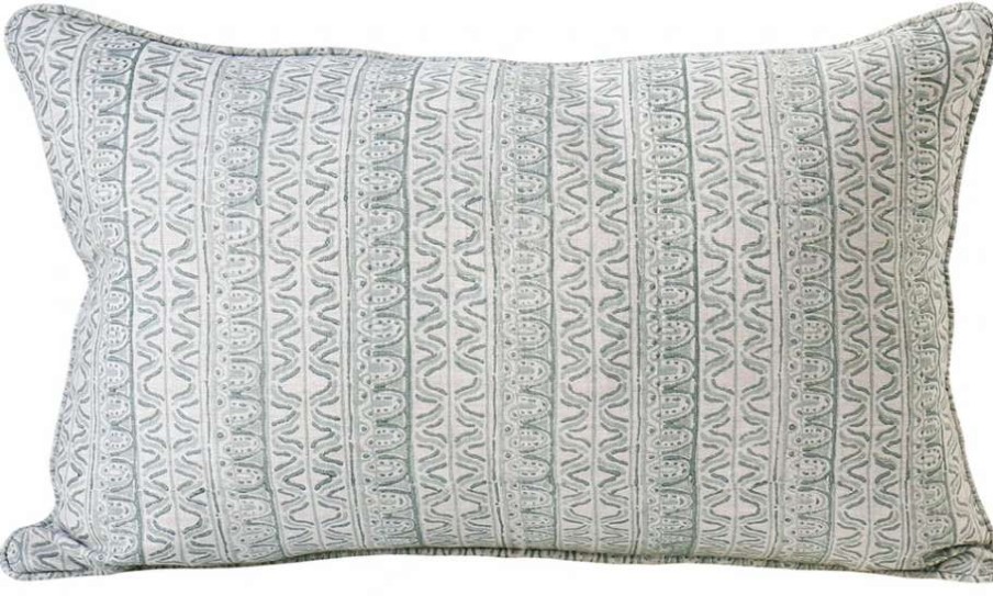 Pillows * | Walter G Indoor Corfu Celadon Pillow Cover Blue