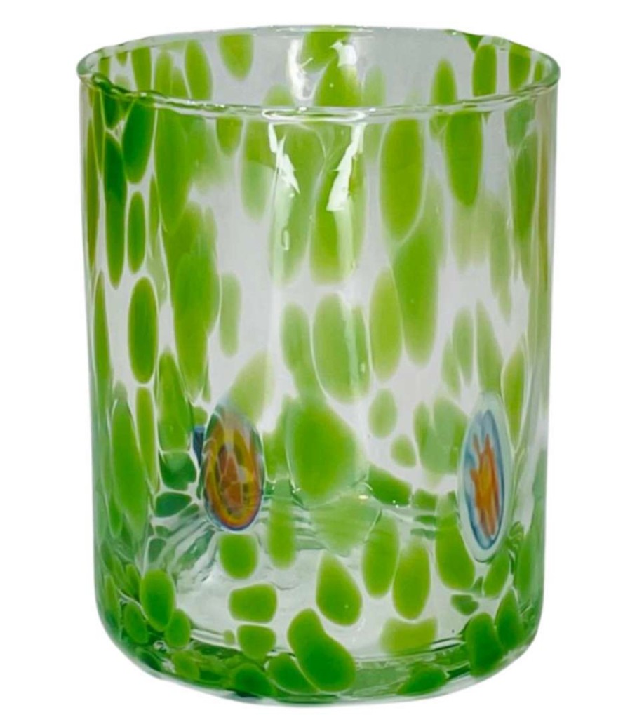 Tableware * | Emporium58Mirano Glassware Murano Glasses- Green