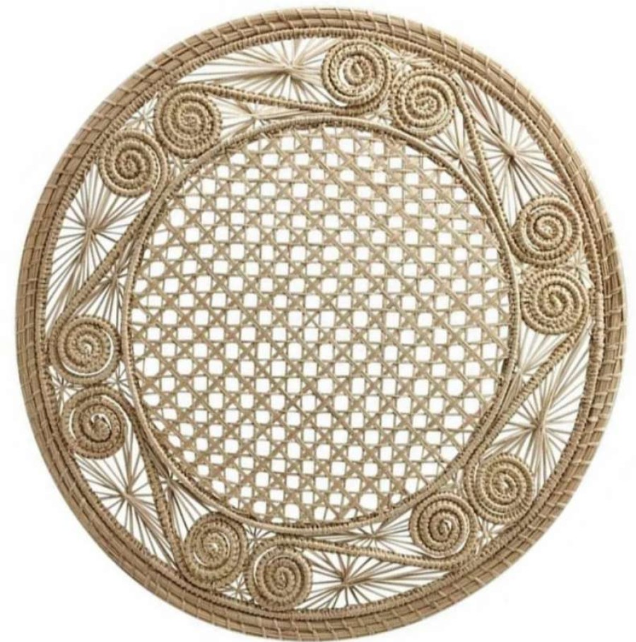 Tableware * | Klatso Round Woven Placemat Tableware